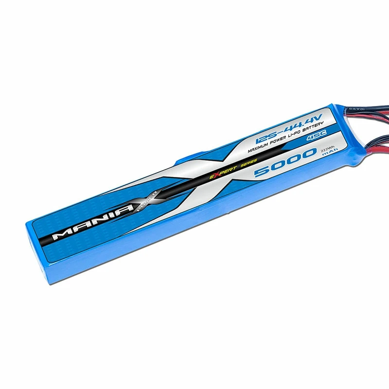 Bateria Stick Lipo 12S-44,4V 5000mAh 45C
