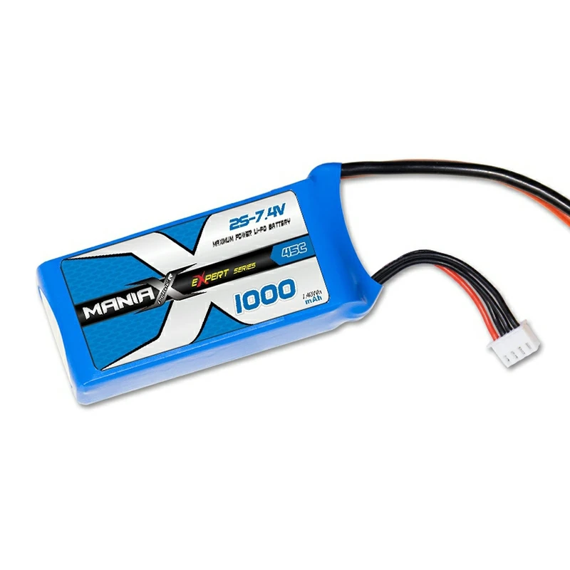 Bateria Lipo 2S-7.4V 1000mAh 45C