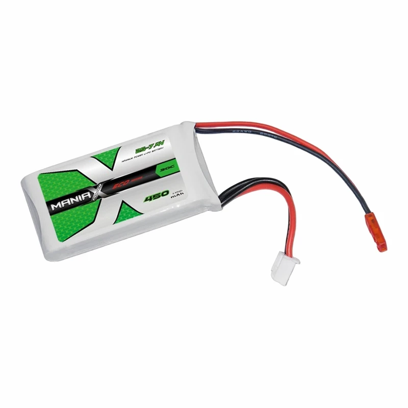 Bateria Lipo 2S-7.4V 450mAh 30C