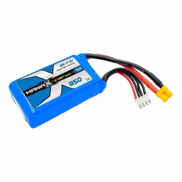 Bateria Lipo 2S-7.4V 850mAh 45C