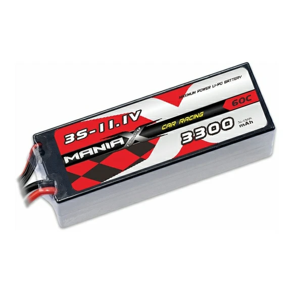 Bateria 3S-11.1V 3300mAh 60C Hardcase per cotxe de carreres