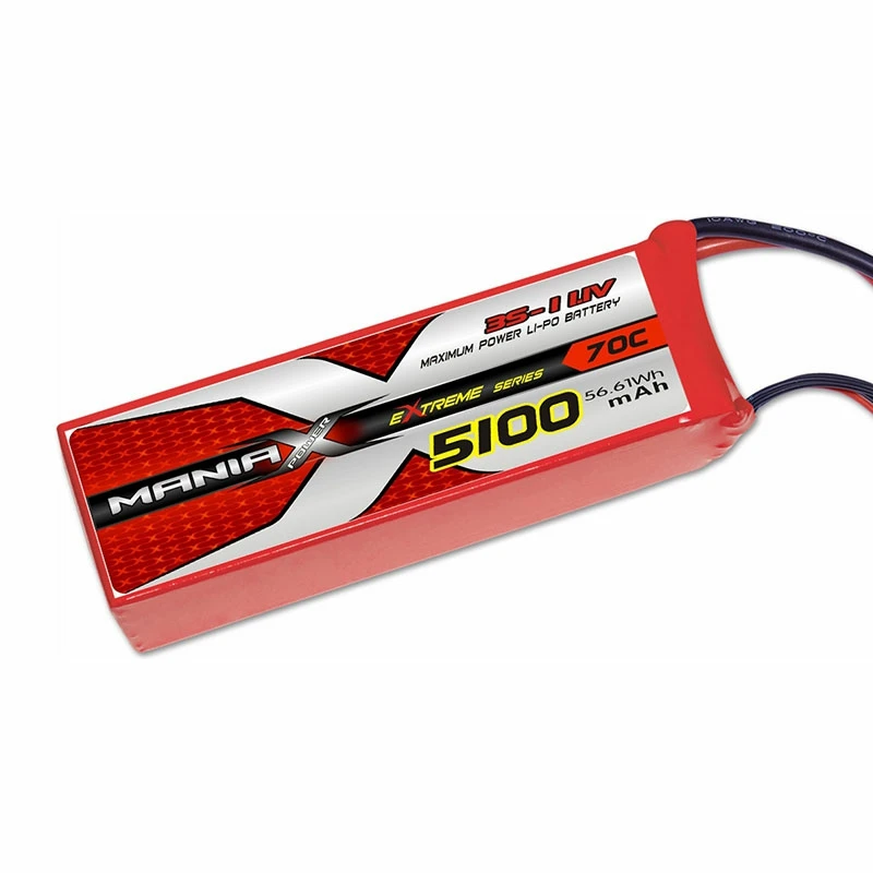 Bateria Lipo 3S-11.1V 5100mAh 70C